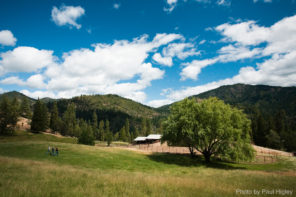 Barn hill landscape view