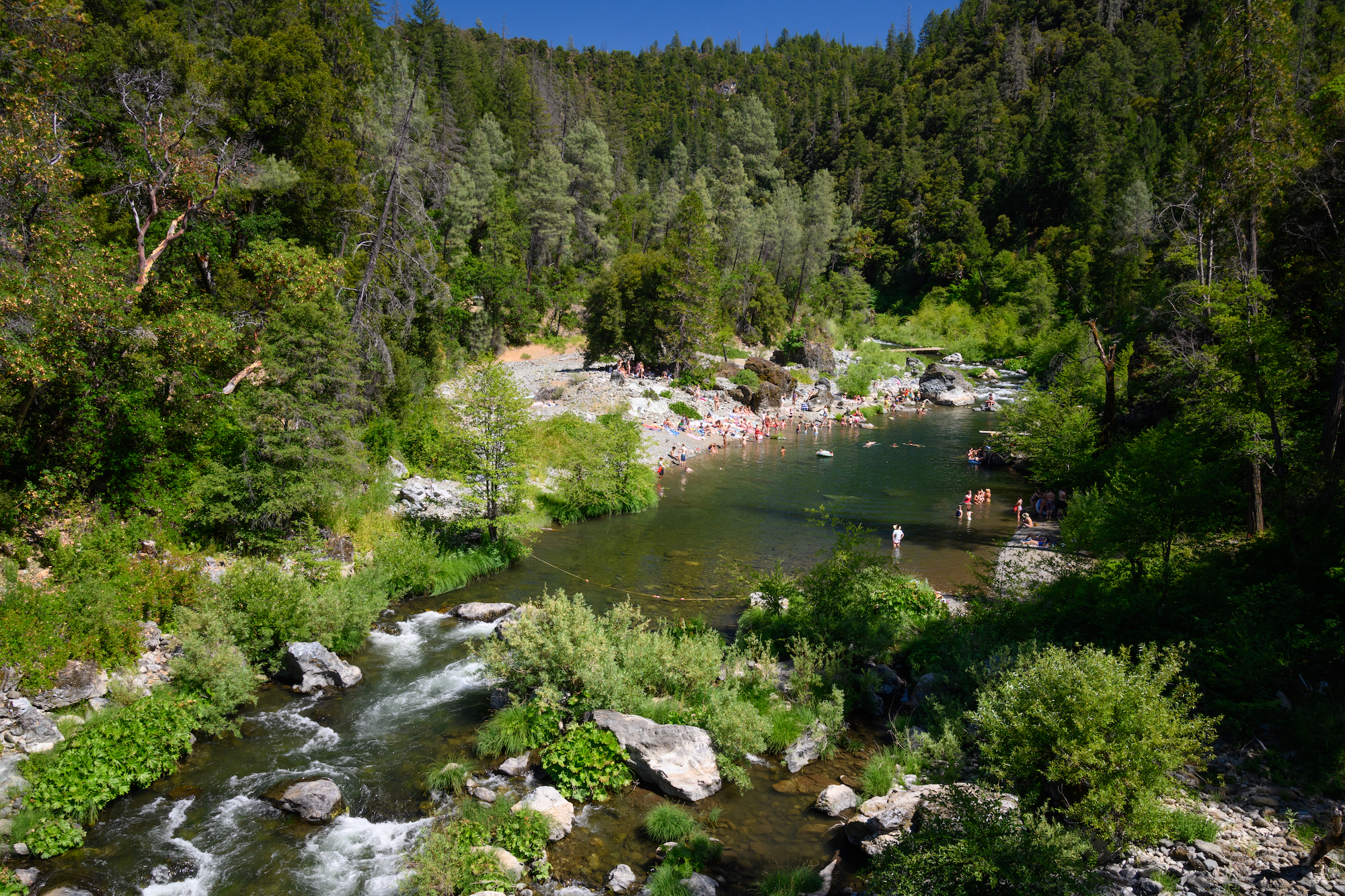 hayfork creek swim hole